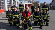 Firefighters at the fire station in Iserlohn. Firefighters at the fire station in Iserlohn.