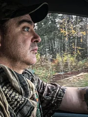 Lucas 'Chuke' Rowley driving in Alaska Lucas 'Chuke' Rowley driving in Alaska