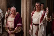 l-r: Livius Drusilla (Liam Cunningham), Cicero (Brian McCardie)