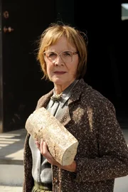 PSYCH &ndash; "Dual Spires" Episode 5012 &ndash; Pictured: Catherine E Coulson as Woman with Wood