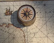 Erkl&auml;rung der Missweisung bzw. Deklination einer Kompassnadel im 17. Jahrhundert.