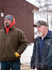 Dave Turin, Jay Carter at Fox Creek, Alaska Dave Turin, Jay Carter at Fox Creek, Alaska