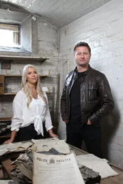 Rachel (l.); George Clarke (r.)