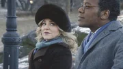 Marissa Morgan (Geneva Carr, l.); William Flanigan (Erik LaRay Harvey, r.)