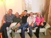 V.l.: Dirk, Amir, Dominik, Uli, Gastgeberin Ingrid