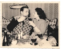 Dezember 1955 Werner Minkenberg bei Heimkehr,  1. Weihnachten 1955 bei seiner Schwester.
