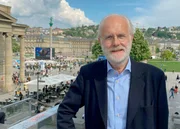 Harald Schmidt in Stuttgart - wo er zum Schauspieler ausgebildet wurde und seit einigen Jahren regelm&auml;&szlig;ig auftritt.