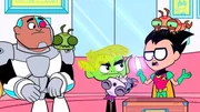 Cyborg, Barfy, Purple Beast Boy, Lazy, Robin, Orange Silkie