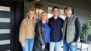 The homeowners during the reveal as seen on Fixer to Fabulous, Season 6.
