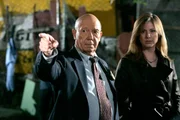 LAW & ORDER: SPECIAL VICTIMS UNIT -- "Cold" Episode 919 -- Pictured: (l-r) Dann Florek as Capt. Donald Cragen, Diane Neal as A.D.A. Casey Novak -- NBC Photo: Will Hart