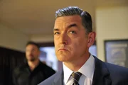 PSYCH -- "COG Blocked" Episode 805 -- Pictured: Timothy Omundson as Carlton Lassiter -- (Photo by: Alan Zenuk)