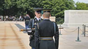 Wachabl&ouml;se der Friedhofswache am Nationalfriedhof Arlington.