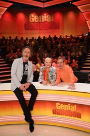 (v.l.n.r.) Hugo Egon Balder; Hella von Sinnen; Wigald Boning