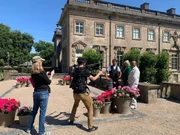 V.l.: Lachlan Rae, Zoe Ball, Manoj Malde