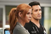 Chicago Med
Staffel 7
Folge 20
Sarah Rafferty als Dr. Pamela Blake, Dominic Rains als Dr. Crockett Marcel
SRF/NBC Universal
