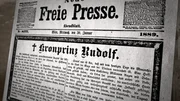 Todesanzeige von Kronprinz Rudolf. Todesanzeige von Kronprinz Rudolf.