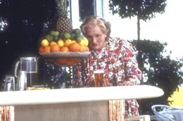 In Gestalt von Mrs. Doubtfire (Robin Williams) kann Daniel nicht nur seinen Kindern nahe sein, sondern auch seiner Ex-Frau, die von ihrem Jugendfreund Stu begehrt wird ...