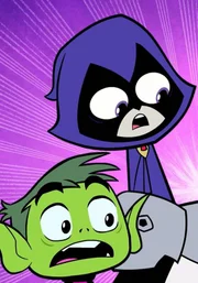 v.li.: Beast Boy, Raven
