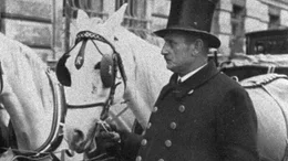 Andreas Huber, &auml;ltester M&uuml;nchner Fiaker.