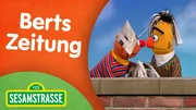 Ernie hat eine Menge Ideen, was Bert mit seiner Zeitung anfangen k&ouml;nnte.