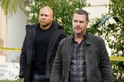Sam Hanna (LL Cool J, l.); G. Callen (Chris O'Donnell, r.) Sam Hanna (LL Cool J, l.); G. Callen (Chris O'Donnell, r.)
