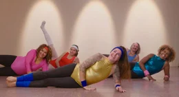 Models beim Fitness Dance. Weiteres Bildmaterial finden Sie unter www.br-foto.de.
