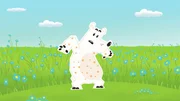 Als Eisb&auml;r Grumpel nach einem Nickerchen in einer Wiese aufwacht, ist er &uuml;ber und &uuml;ber mit kleinen hellbraunen Punkten bedeckt. Ob er etwa die gef&auml;hrlichen und ansteckenden B&auml;ren-Masern bekommen hat?
