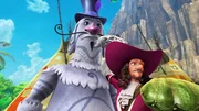 Hook ist es gelungen, die Muschel in seine H&auml;nde zu bekommen. Nun hat er die Macht &uuml;ber Barrum und kann sich von ihm w&uuml;nschen, was er will.