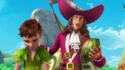 Captain Hook hat die Muschel noch in seiner Hand und kann sich somit w&uuml;nschen, was er will. Gerade hat er sich gew&uuml;nscht, dass Peter Pan nicht mehr fliegen kann.
