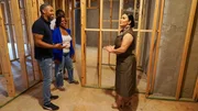 Mike Jackson, Egypt Sherrod, Ryan Toby, and Kristy Toby tour a potential house as seen on Married to Real Estate.