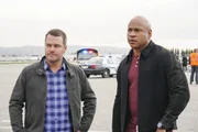 Chris O'Donnell (Special Agent G. Callen) und LL COOL J (Special Agent Sam Hanna) in einer Szene aus NCIS: LOS ANGELES.
