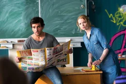 Elyas M'Barek (Zeki M&uuml;ller), Karoline Herfurth (Lisi Schnabelstedt).