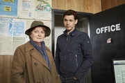 Vera Stanhope (Brenda Blethyn, l.); Aiden Healy (Kenny Doughty, r.)
