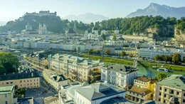 Salzburg; Drone Panorama.