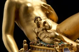 Die Saliera des italienischen Goldschmieds  Benvenuto Cellini