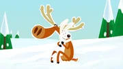 Elch Hubert nimmt an, dass er am Nordpol sehr beliebt ist. Er hat gewettet, dass er in kurzer Zeit von f&uuml;nf Tieren geknuddelt wird. Beim Schneehasen Siggi klappt das auch sofort, aber dann droht die Wette zu scheitern.