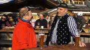 Harry Pr&uuml;nster und Hans Maier auf der Neugarten Almsee H&uuml;tte.