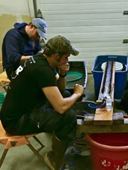 The Eroica cleaning out gold for the last time.