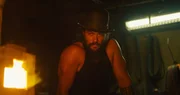Jason Momoa working at the forge