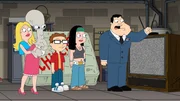 L-R: Francine, Roger, Steve, Hayley, Stan L-R: Francine, Roger, Steve, Hayley, Stan