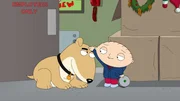 Obwohl sich Stewie (r.) irgendwie mit ihm angefreundet hat, wird Vinny (l.) Brian nie ersetzen können. Doch dann entdeckt er in der Shoppingmall sein zweites Ich aus der Vergangenheit und er wittert die Chance, Brians Tod mittels einer Zeitreise in die Vergangenheit verhindern zu können ... Obwohl sich Stewie (r.) irgendwie mit ihm angefreundet hat, wird Vinny (l.) Brian nie ersetzen können. Doch dann entdeckt er in der Shoppingmall sein zweites Ich aus der Vergangenheit und er wittert die Chance, Brians Tod mittels einer Zeitreise in die Vergangenheit verhindern zu können ...