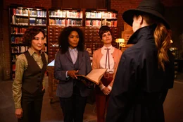 l-r: Florence (Michelle Yeoh), Anna May (Angela Bassett), Madeleine (Carla Gugino)