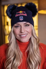 Lindsey Vonn bei den Dreharbeiten zur Dokumentation "Olympia im Wandel?"