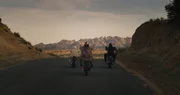 Riding choppers in the desert