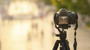 Shooting at the square with a tripod. Shooting at the square with a tripod.