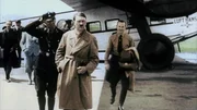 Germany, ca 1932: Electoral campaign. Hitler's tour of Germany on a Lufthansa plane.