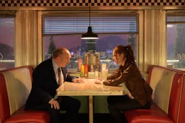 Paul Giamatti (Nathan), Karen Gillan (Sam).