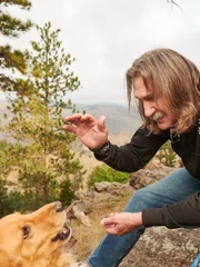 Dr. Jeff Young and his dog Fred as seen on Dr. Jeff: Rocky Mountain Vet.