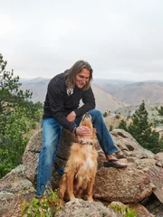 Dr. Jeff Young and his dog Fred as seen on Dr. Jeff: Rocky Mountain Vet.