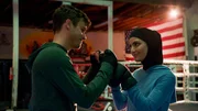 Rob Black (Garrett Coffey) and Special Agent Fatima Namazi (Medalion Rahimi).
